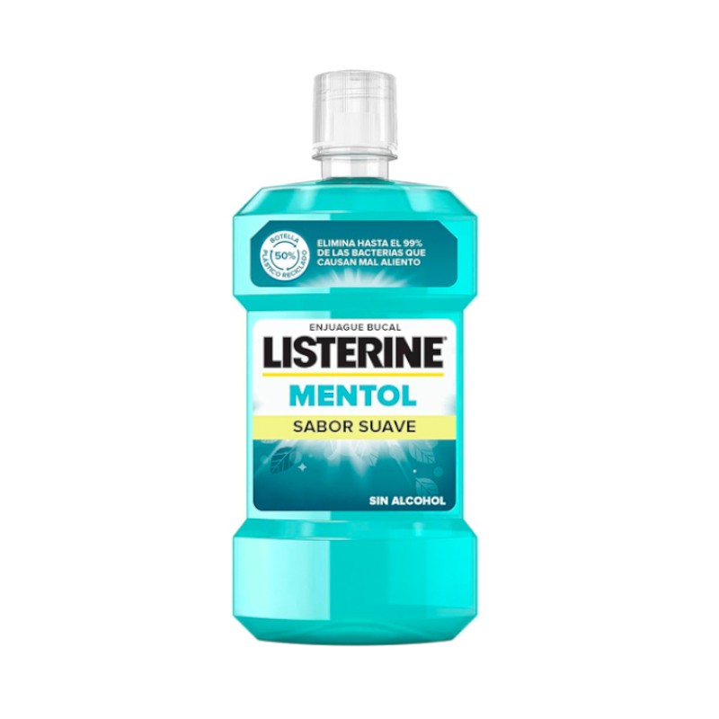 Listerine Mentol Suave Zero 750ml Listerine Mentol Suave Zero 750ml