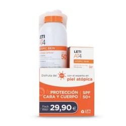 Leti At4 Defense Spray Spf50 200ml + Defense Facial Spf50 50ml