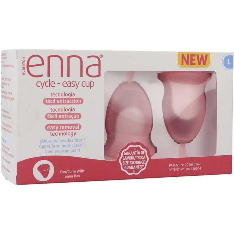 Enna Cycle Copa Menstrual Easy Cup Talla L + Aplicador Enna Cycle Copa Menstrual Easy Cup Talla L + Aplicador