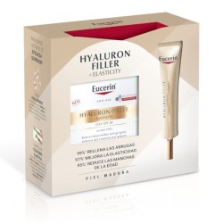 Eucerin Hyaluron Filler Elasticity Pack Crema Día FPS 30 + Contorno de Ojos