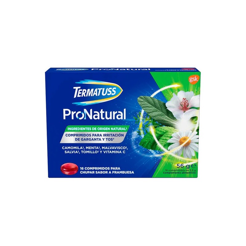 Termatuss ProNatural 16 Comprimidos para Chupar Termatuss ProNatural 16 Comprimidos para Chupar