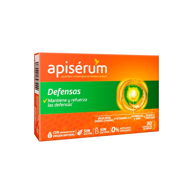 Apisérum Defensas Jalea Real 30 Cápsulas Apisérum Defensas Jalea Real 30 Cápsulas