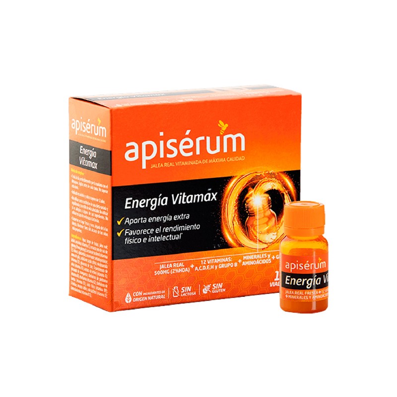 Apisérum Energía Vitamax Jalea Real 18 Viales Apisérum Energía Vitamax Jalea Real 18 Viales