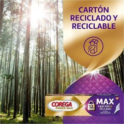 Corega Max Fijación + Sellado Crema Adhesiva Dental 70 g Cuadruplo Ahorro