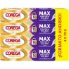 Corega Max Fijación + Sellado Crema Adhesiva Dental 70 g Cuadruplo Ahorro