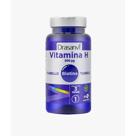 Drasanvi Vitamina H 500 µg Biotina 90 Comprimidos