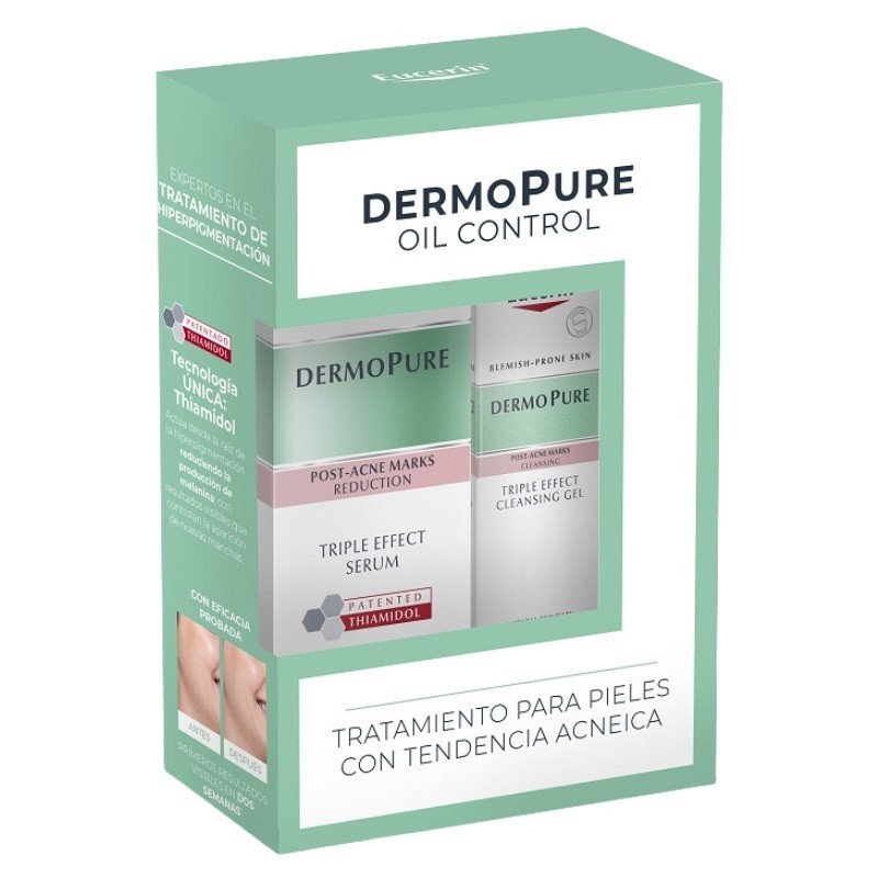 Eucerin Dermopure Sérum Triple Efecto 40ml + Gel Limpiador Concentrado Triple Efecto 75ml Eucerin Dermopure Sérum Triple Efecto 40ml + Gel Limpiador Concentrado Triple Efecto 75ml