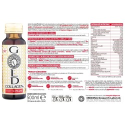 Gold Collagen Forte Plus 10 Frascos 50ml 10 Dias de tratamiento