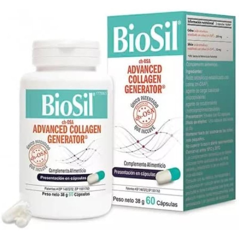 Biosil 60 Cápsulas Formato Ahorro Biosil 60 Cápsulas Formato Ahorro