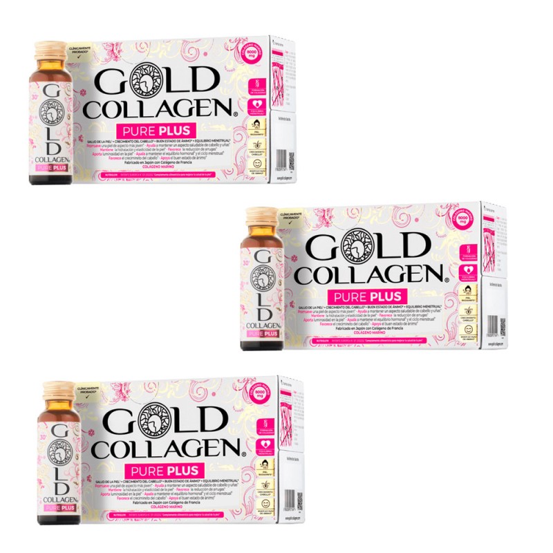 Gold Collagen Pure Plus 30 Frascos 50ml 30 Dias de tratamiento Gold Collagen Pure Plus 30 Frascos 50ml 30 Dias de tratamiento