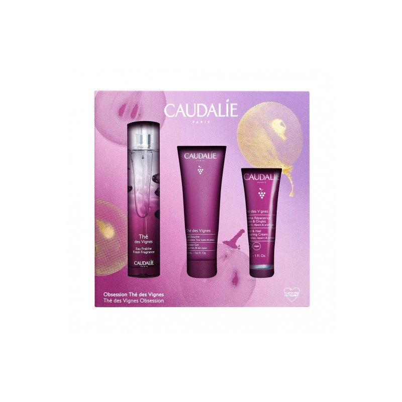 Caudalie Colonia The des Vignes 50ml + Gel Ducha 50ml + Crema Manos 30ml Caudalie Colonia The des Vignes 50ml + Gel Ducha 50ml + Crema Manos 30ml