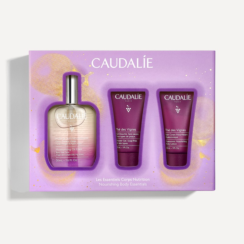 Caudalie Cofre 2024 Aceite Nutritivo 50ml + Gel Baño 30ml + Locion 30ml Caudalie Cofre 2024 Aceite Nutritivo 50ml + Gel Baño 30ml + Locion 30ml