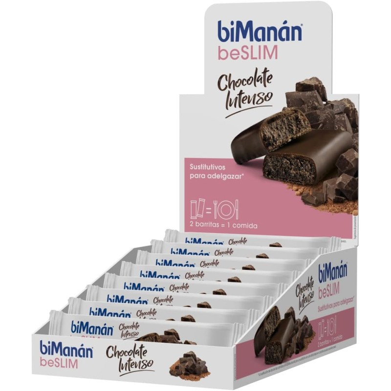 Bimanan Beslim Barritas Chocolate Negro Intenso Expositor 30 Unidades Bimanan Beslim Barritas Chocolate Negro Intenso Expositor 30 Unidades