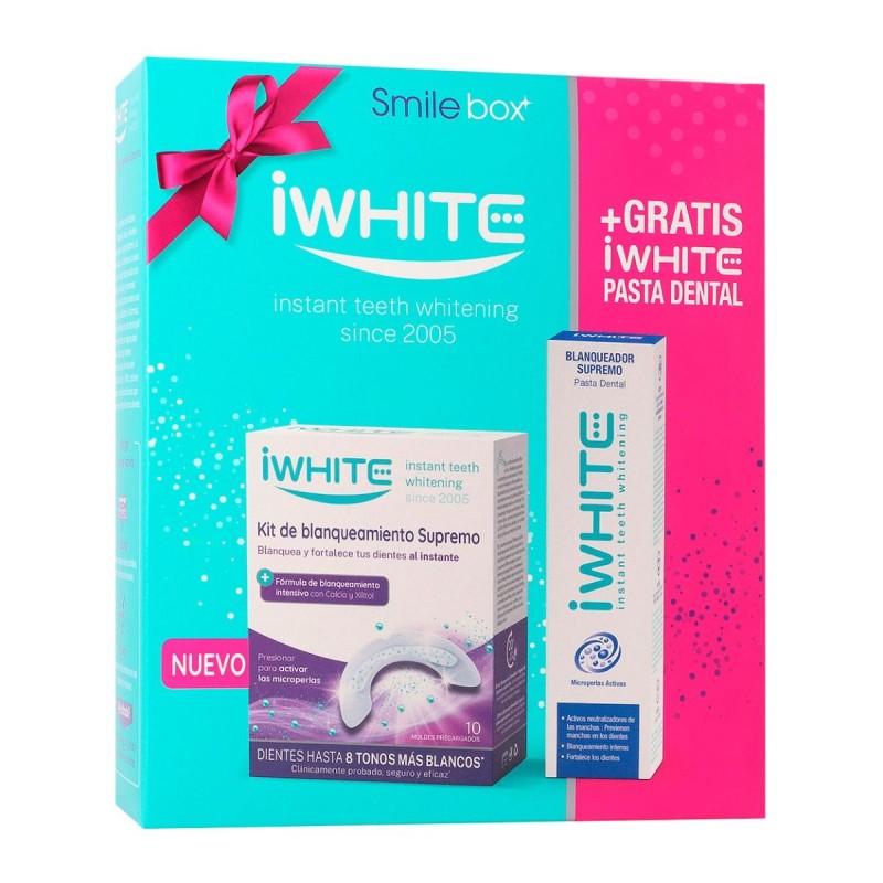 Iwhite Kit Blanqueamiento Supremo 10 Moldes + Pasta Blanquedora 75ml Iwhite Kit Blanqueamiento Supremo 10 Moldes + Pasta Blanquedora 75ml