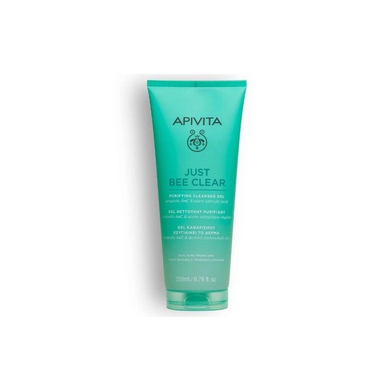 Apivita Just Bee Clear Gel Limpiador Purificante 200 ml