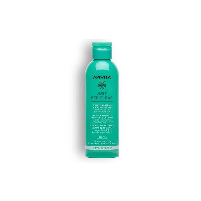 Apivita Just Bee Clear Loción Purificante Minimizadora de poros 200 ml