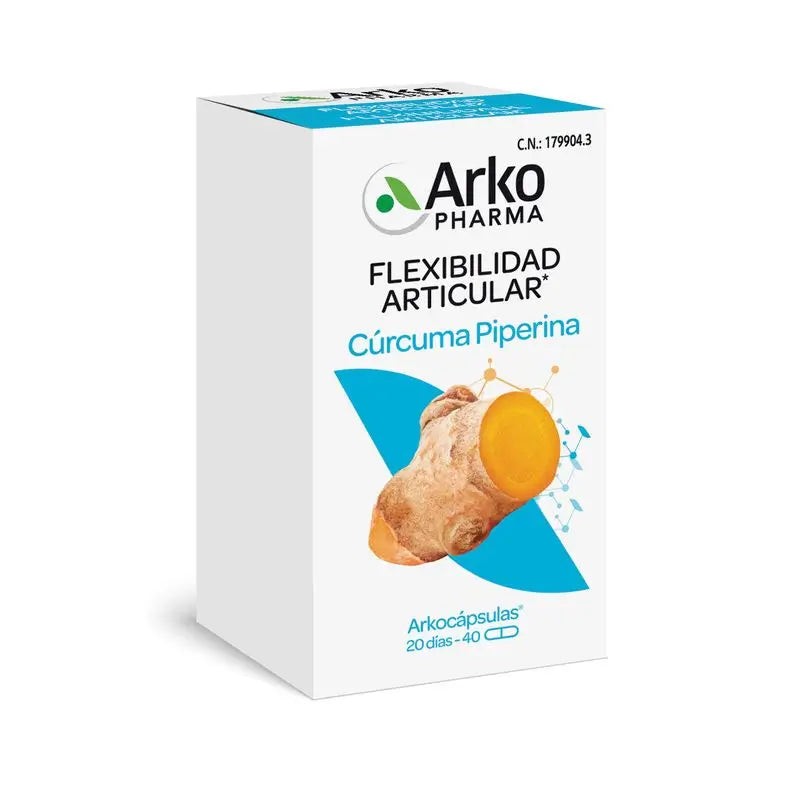 Arkocapsulas Cúrcuma 40 Cápsulas Arkocapsulas Cúrcuma 40 Cápsulas