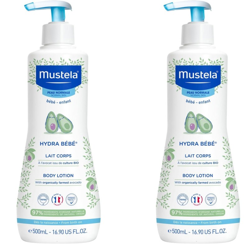 Mustela Hydra Bebe Cuerpo 500 ml + 500 ml Duplo Promocion Mustela Hydra Bebe Cuerpo 500 ml + 500 ml Duplo Promocion