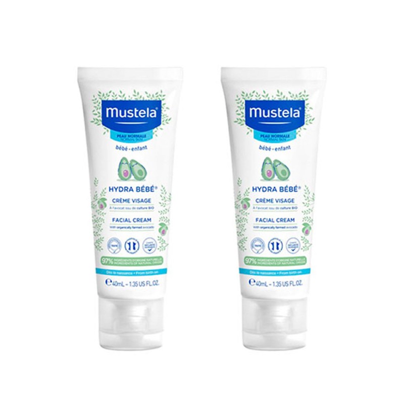 Mustela Hydra Bebe Cara 40ml + 40ml Duplo Promocion Mustela Hydra Bebe Cara 40ml + 40ml Duplo Promocion
