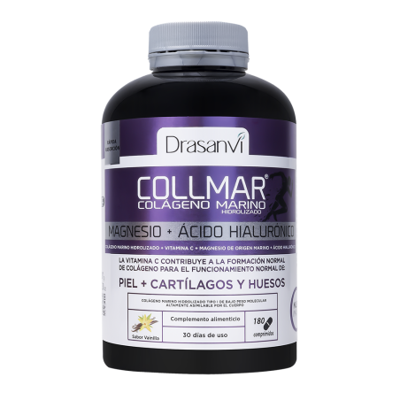 F24 Collmar Colágeno Marino Magnesio Hialurónico Vainilla 180 Comprimidos Drasanvi