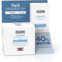 Isdin Ureadin Crema Hidratante SPF20 Piel Seca 50 ml +  Contorno Ojos 15ml Pack