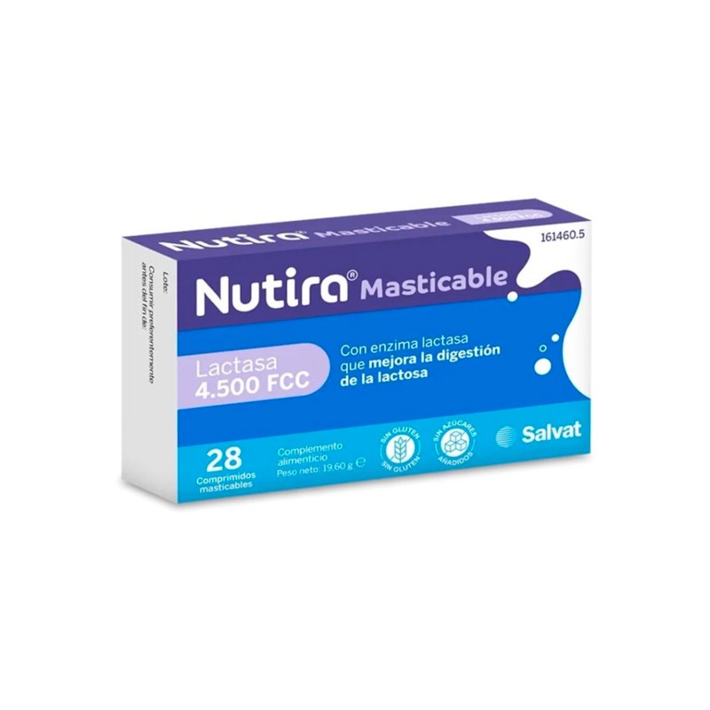 Nutira Masticable sin lactosa 28 comprimidos