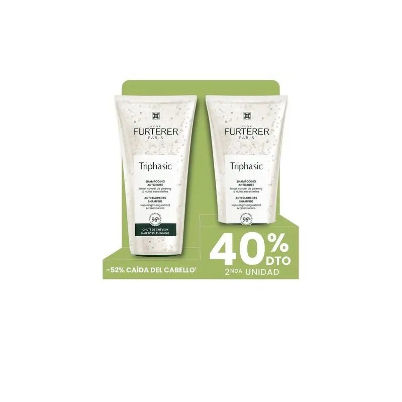 René Furterer Triphasic Champú Anticaída 200 ml + 200 ml Duplo Promocion