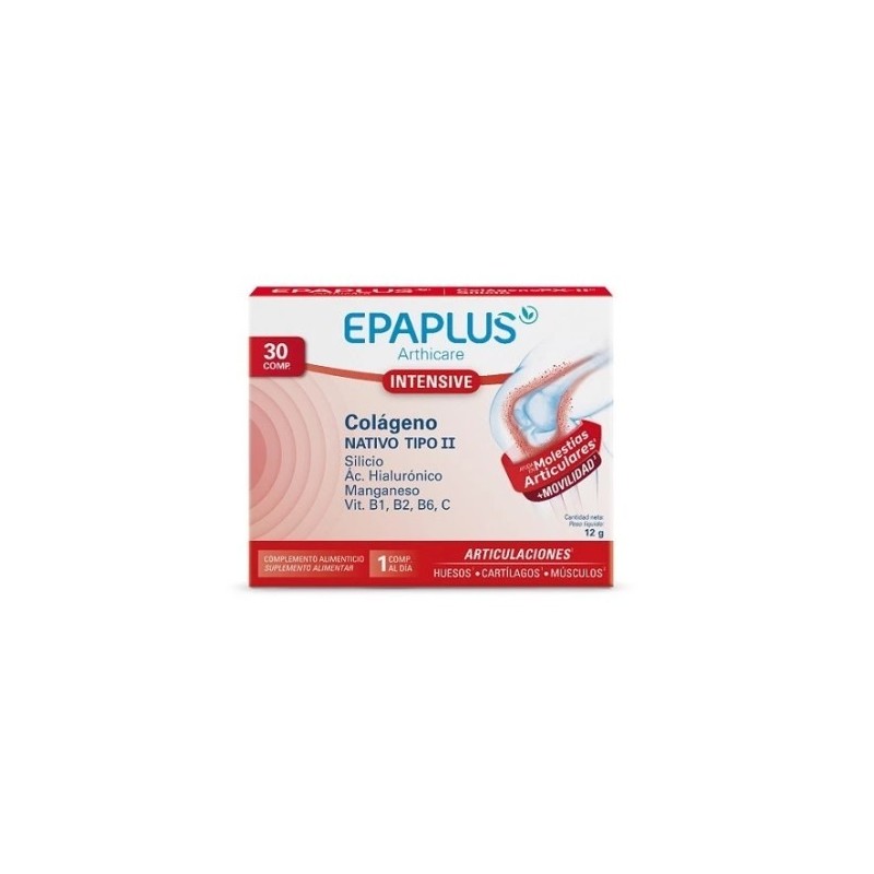 Epaplus Arthicare Intensive Colágeno nativo Tipo II 30 comprimidos Epaplus Arthicare Intensive Colágeno nativo Tipo II 30 comprimidos