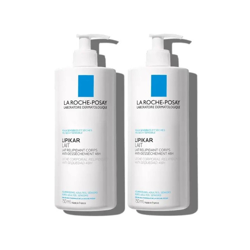 La Roche Posay Lipikar Leche 750ml + 750ml Duplo