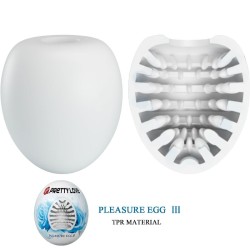 Pretty Love Flirtation Huevo Masturbador Masculino Blanco