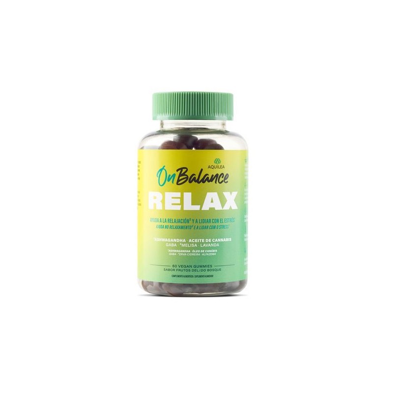 Aquilea Onbalance Relax 60 Vegan Gummies Sabor Frutos Del Bosque
