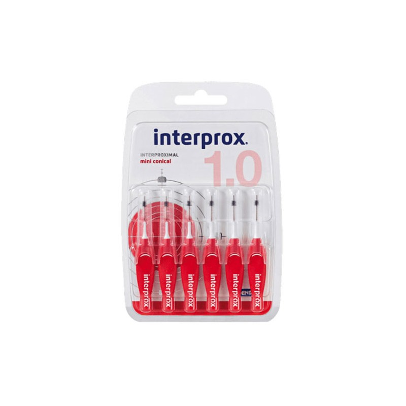 Interprox Mini Cónico 4G 6 unidades Cepillos Interdentales