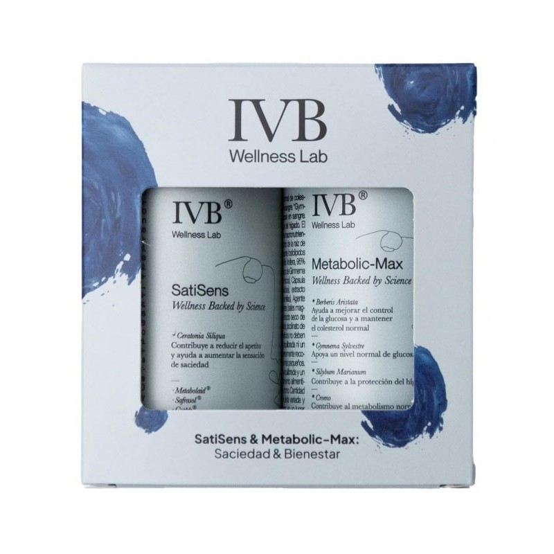 IVB Pack Metabolic-Max 60 Cápsulas + SatiSens 60 Cápsulas IVB Pack Metabolic-Max 60 Cápsulas + SatiSens 60 Cápsulas