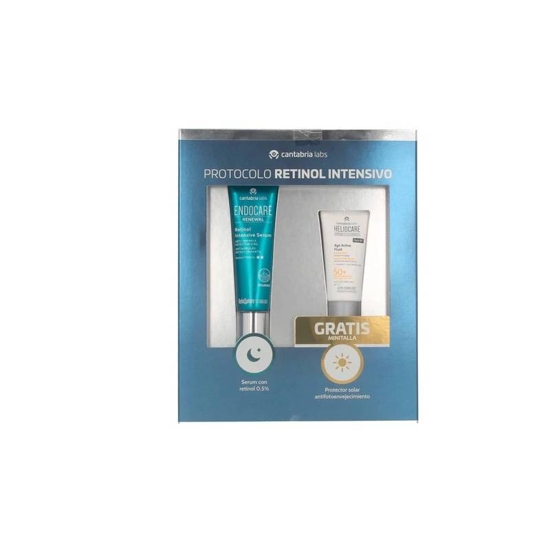 Endocare Renewal Retinol Intensive Serum 30ml + Heliocare Age Active SPF50 15ml Endocare Renewal Retinol Intensive Serum 30ml + Heliocare Age Active SPF50 15ml