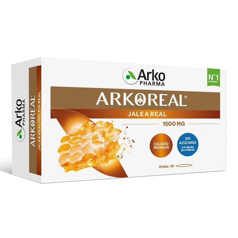Arkoreal Jalea Real Forte Plus 1500 mg 20 Ampollas Arkoreal Jalea Real Forte Plus 1500 mg 20 Ampollas