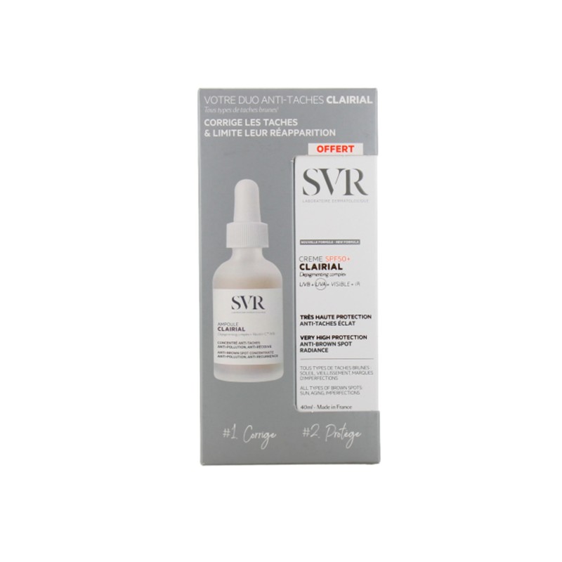 Svr Clairial Sérum Concentrado Antimanchas Ampoule 30ml + Crema Anti-manchas SPF50+ 40ml