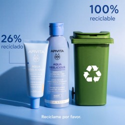 Apivita Aqua Beelicious Crema Fluida Iluminadora Hidratante SPF30 con Color 30ml