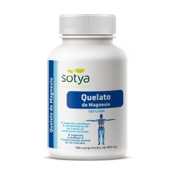 Sotya Quelato de Magnesio 100 comprimidos de 900mg