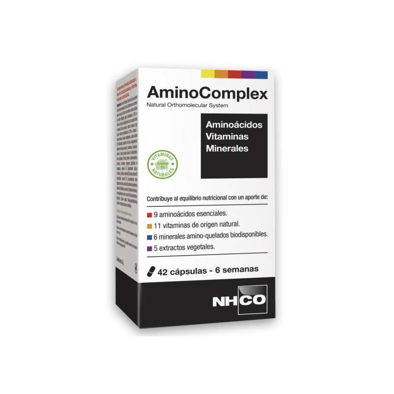 Nhco Aminocomplex Aminoácidos Vitaminas Minerales 42 Cáspulas Nhco Aminocomplex Aminoácidos Vitaminas Minerales 42 Cáspulas