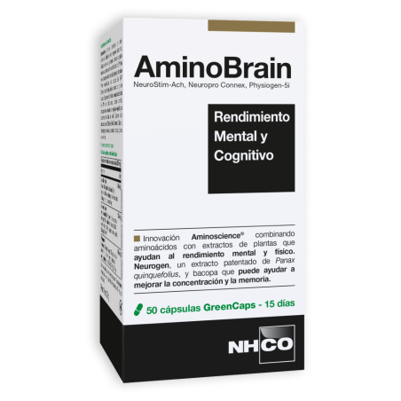 Nhco AminoBrain Rendimiento mental y cognitivo 50 Cápsulas
