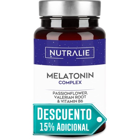 Nutralie Melatonin Complex Melatonina Pura Retard 1,8mg 60 Cápsulas
