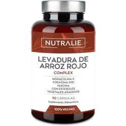 Nutralie Levadura de Arroz Rojo con Monacolina K 2.54 mg + Coenzima Q10 90 Cápsulas