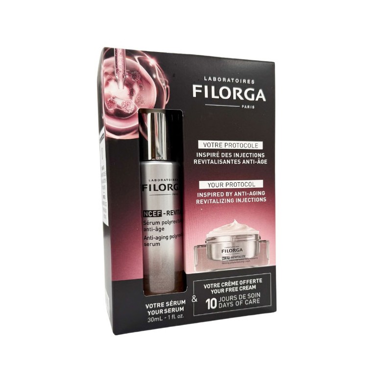 Filorga Serum NCEF Revitalize 30ml + Crema Revitalize 15ml Filorga Serum NCEF Revitalize 30ml + Crema Revitalize 15ml