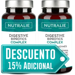 Nutralie Digestive Complex Flora Intestinal Estreñimiento 60 Cápsulas + 60 Cápsulas Duplo
