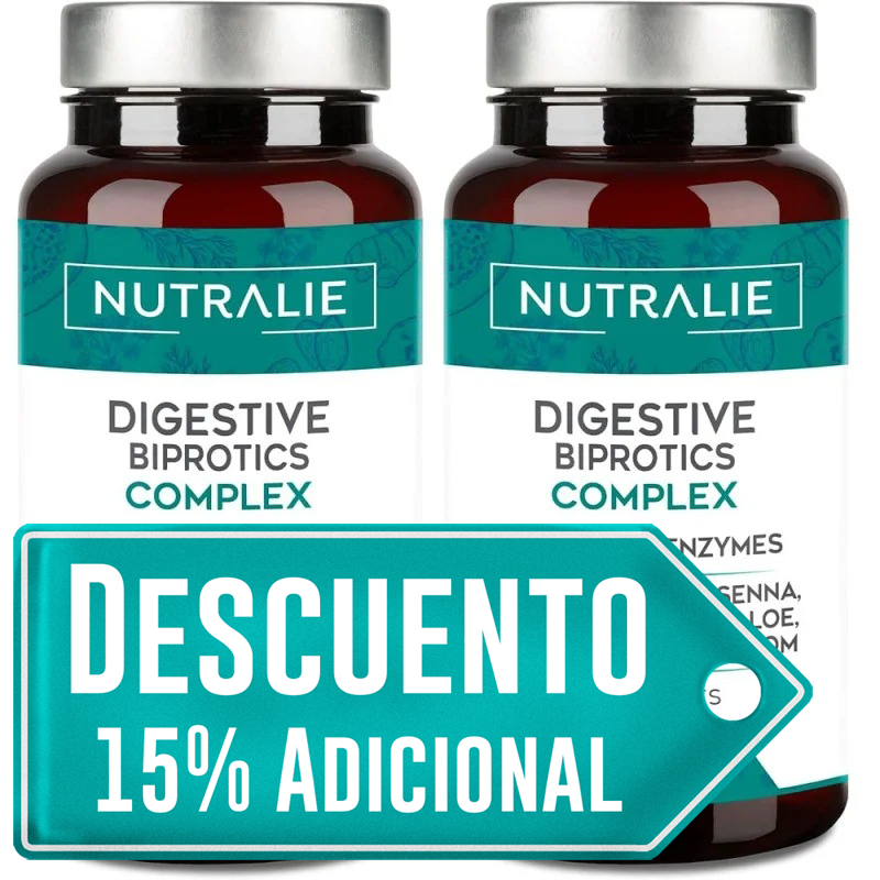 Nutralie Digestive Complex Flora Intestinal Estreñimiento 60 Cápsulas + 60 Cápsulas Duplo
