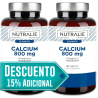 Nutralie Calcio con Magnesio Vitamina D3 800mg 90 Comprimidos + 90 Comprimidos
