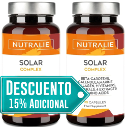 Nutralie Solar Complex Con Colágeno 30 Cápsulas + 30 Cápsulas Duplo Promocion