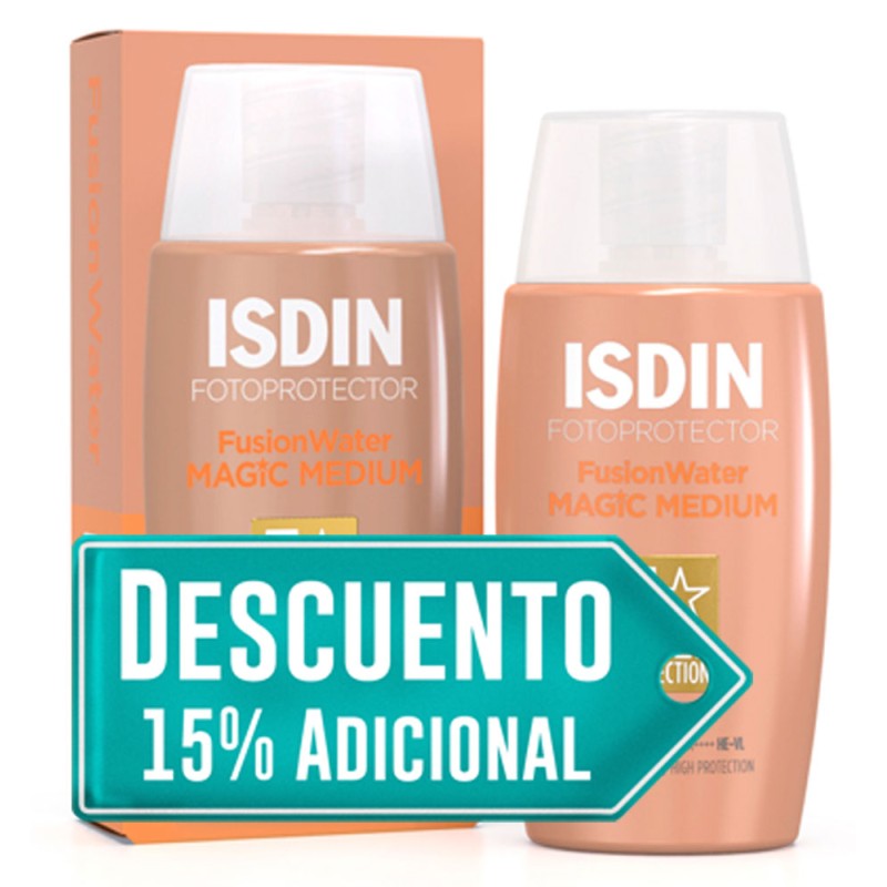 Fotoprotector Isdin Fusion Water Color Medium SPF 50 50 ml Fotoprotector Isdin Fusion Water Color Medium SPF 50 50 ml
