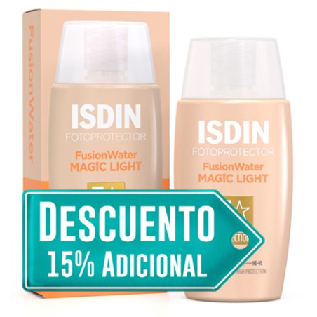Fotoprotector Isdin Fusion Water Color Light SPF 50 50 ml
