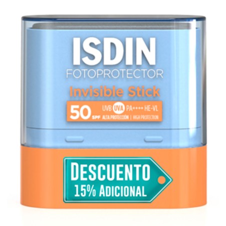 Fotoprotector Isdin Invisible Stick SPF50 10 Gramos